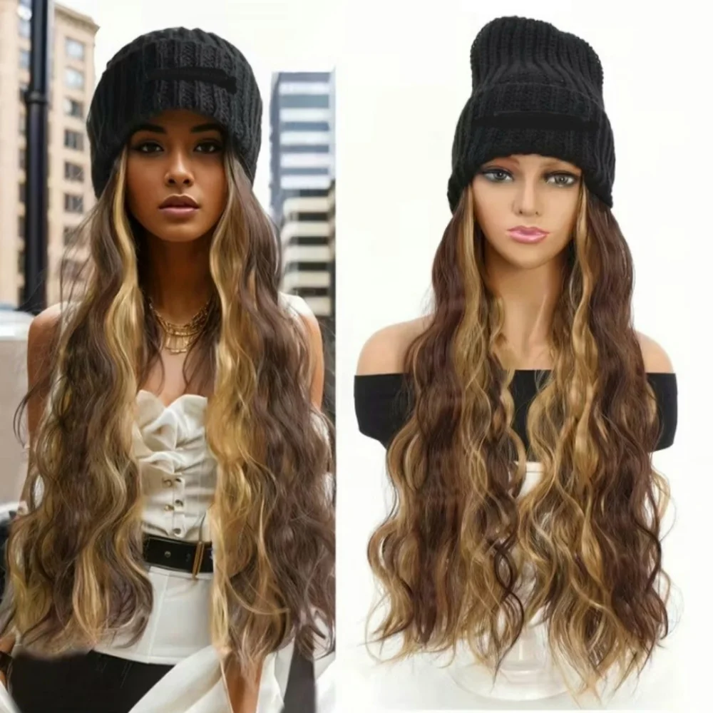 Beanie Hat Wig - Picture 1 of 5